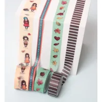 Gorjuss Gorjuss Washi Tape School Girl & A Thousand Stories (GOR-ES-WASH10)